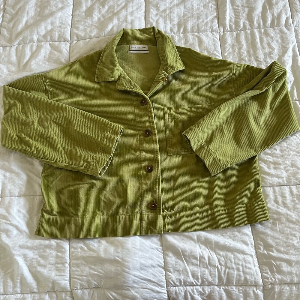 Corduroy jacket💚☘️🌿🍏🧩❇️